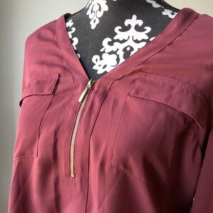 Express Maroon Blouse